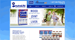 Desktop Screenshot of nutralife.com